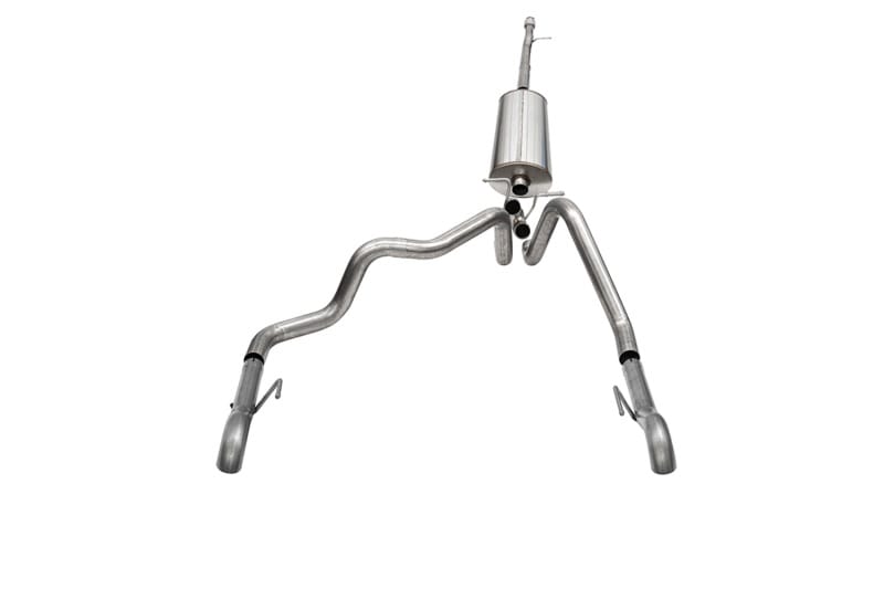 CORSA Performance — 3.0in. Dual Rear Exit Cat-Back Exhaust System with Turndown Exhaust Tips