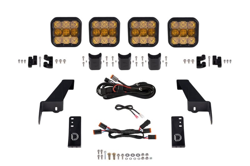 Diode Dynamics — Pod light featuring advanced TIR optics for high efficiency and focus.