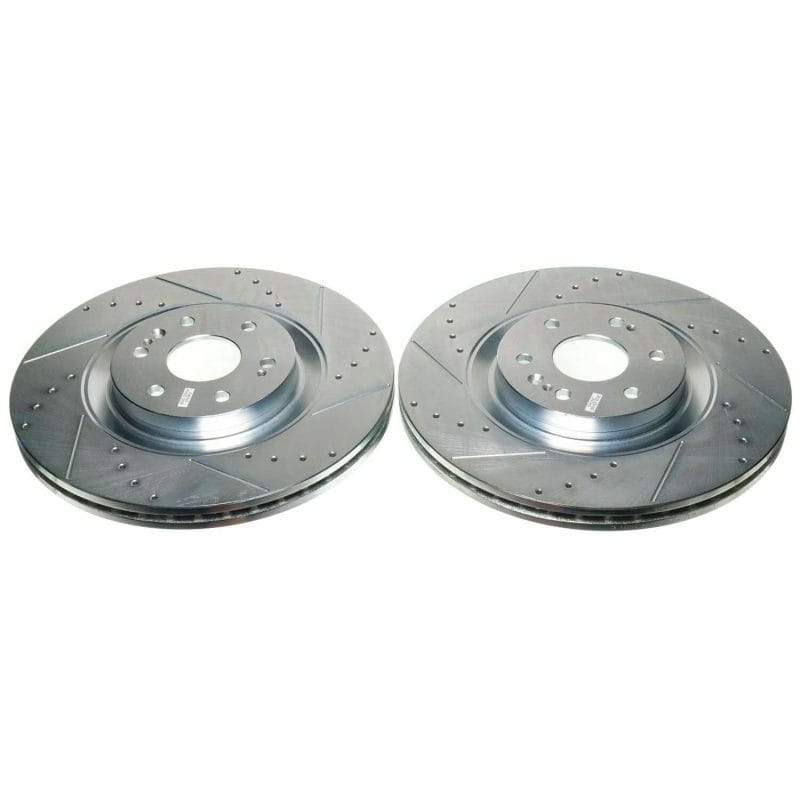 PowerStop — PowerStop Evolution Performance Drilled, Slotted & Plated Brake Rotor Pair
