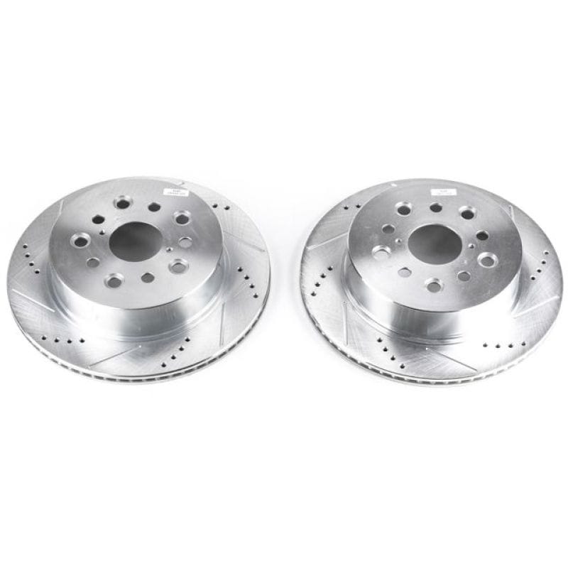 PowerStop — PowerStop Evolution Performance Drilled, Slotted & Plated Brake Rotor Pair