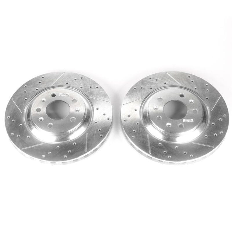 PowerStop — PowerStop Evolution Performance Drilled, Slotted & Plated Brake Rotor Pair