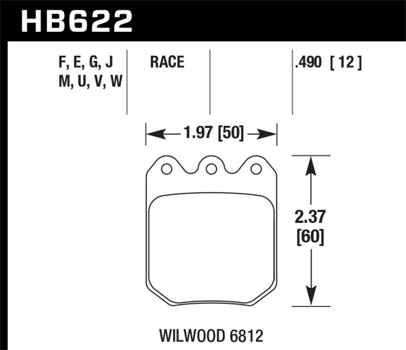 Hawk Performance — DTC-70 Disc Brake Pad