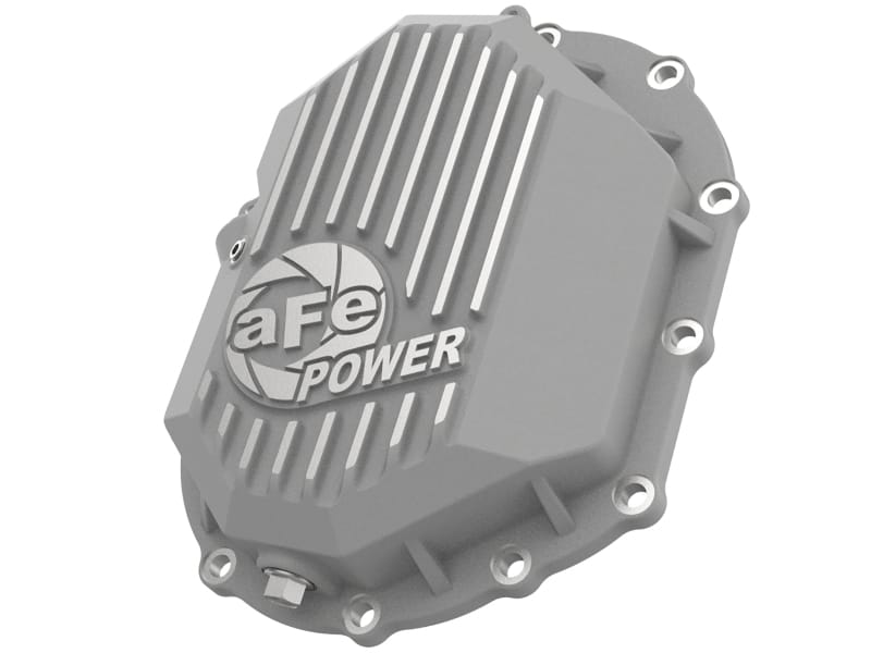 aFe — Street Series Front Differential Cover Raw w/ Machined Fins