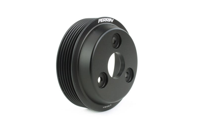 Perrin Performance — PERRIN 22-25 Subaru WRX / 21-25 Crosstrek / 20-25 LGT/OBXT/FXT Lightweight Water Pump Pulley - Black