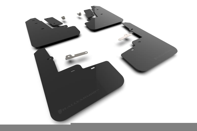 Rally Armor — Black Mud Flap/Metallic Black Logo