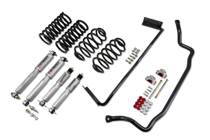 Belltech — Complete Kit Inc Front and Rear Springs, Street Performance Shocks & Sway bars
MUSCLE CAR PERFORMANCE KIT - 1729