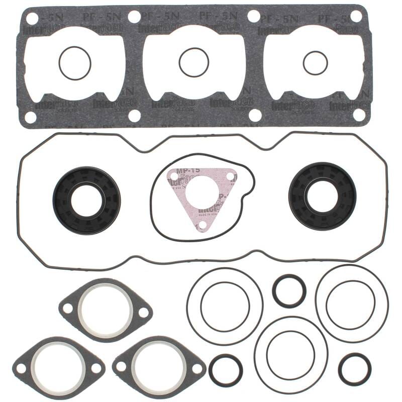 Vertex Pistons — Vertex Gaskets 1992 Polaris Indy XLT/SKS/SP Complete Gasket Kit w/ Oil Seals