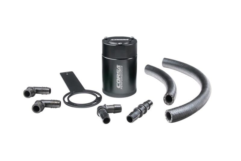 CORSA Performance — CORSA Performance 3 oz. aluminum oil catch can with mounting bracket