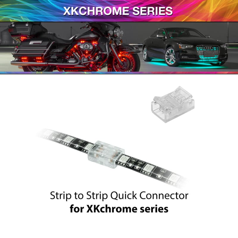 XKGLOW — XK Glow 4 Pin Quick Connector- Strip to Strip XKchrome
