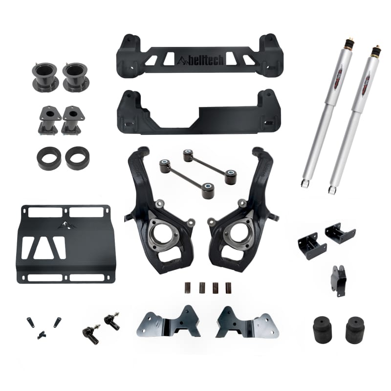 Belltech — 7 INCH LIFT KIT | FRONT SPACERS AND REAR TRAIL PERFORMANCE SHOCKS - 153713BK
7" Lift Kit Inc. Rear Trail Performance Shocks Only