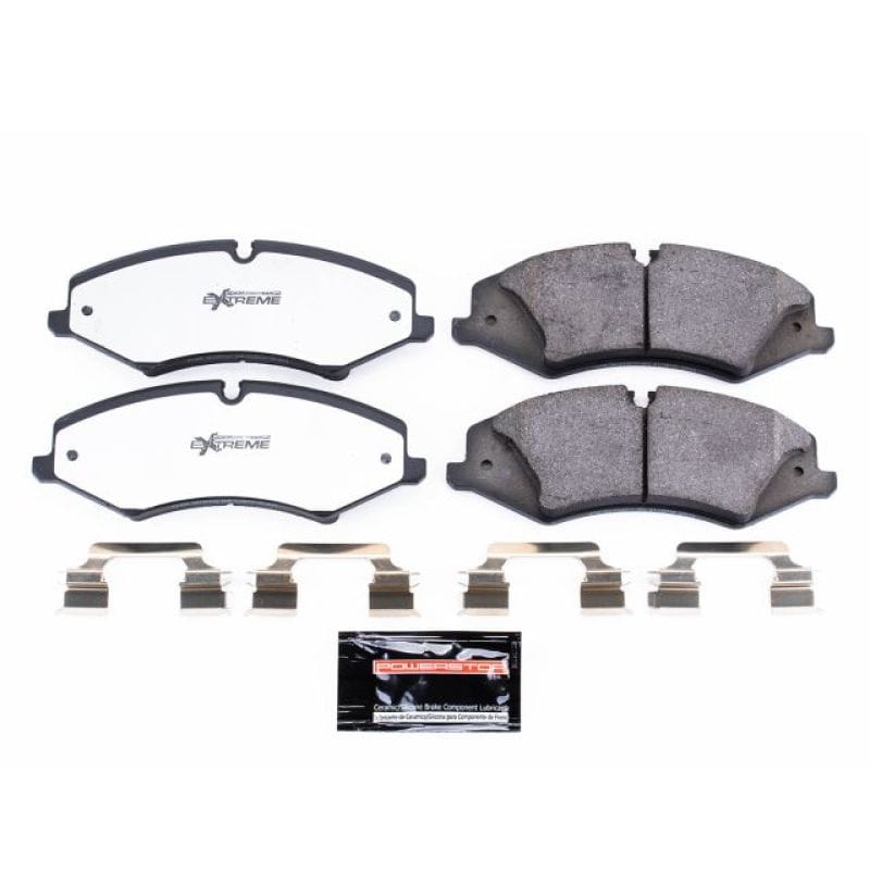 PowerStop — PowerStop - Z36 Truck and SUV Carbon-Fiber Ceramic Brake Pads with Hardware Kit