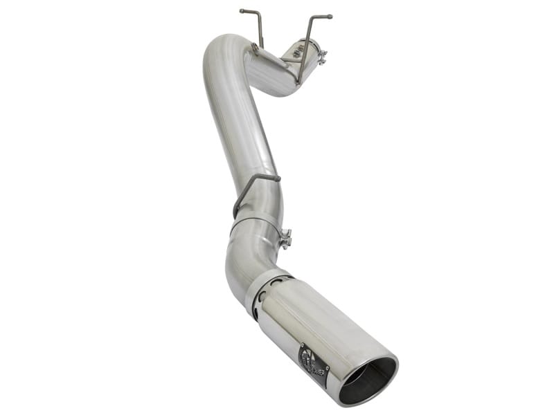 aFe — ATLAS 4 IN Aluminized Steel DPF-Back Exhaust System w/ Polished Tip