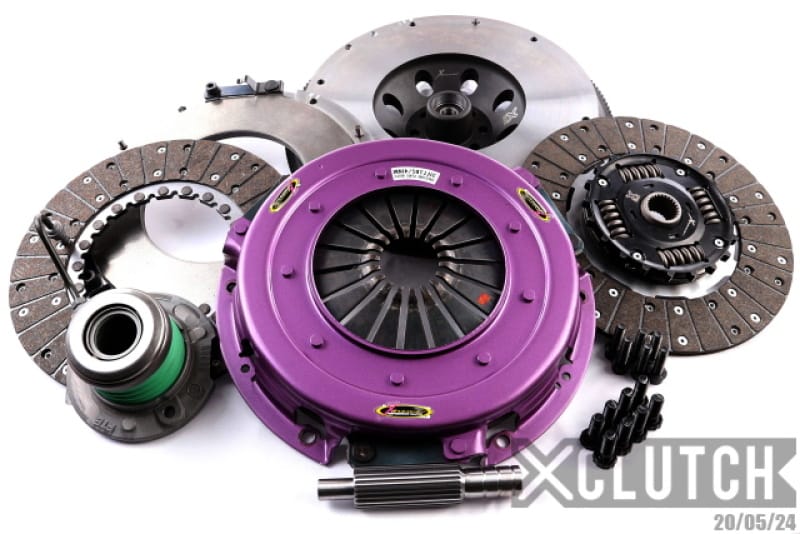 XCLUTCH — Clutch Kit Inc Flywheel + HRB; 10  1/2" Twin Sprung Organic Discs