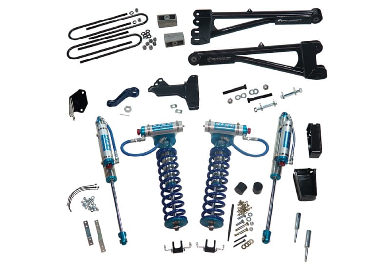 Superlift — 6in. Lift Kit-05-07 F250/F350 4WD w Rep Radius Arms/King Clvrs/King Rr Shocks
6" Lift Kit-05-07 F250/F350 4WD w Rep Radius Arms/King Clvrs/King Rr Shocks