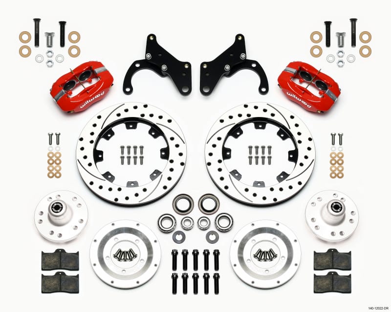 Wilwood — KIT,FRONT,IMPALA DRUM 65-68,FDLI 12.19,SRP,RED