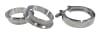 Torque Solution — Torque Solution Stainless Steel V-Band Clamp & Flange Kit - 3.75in (95mm)