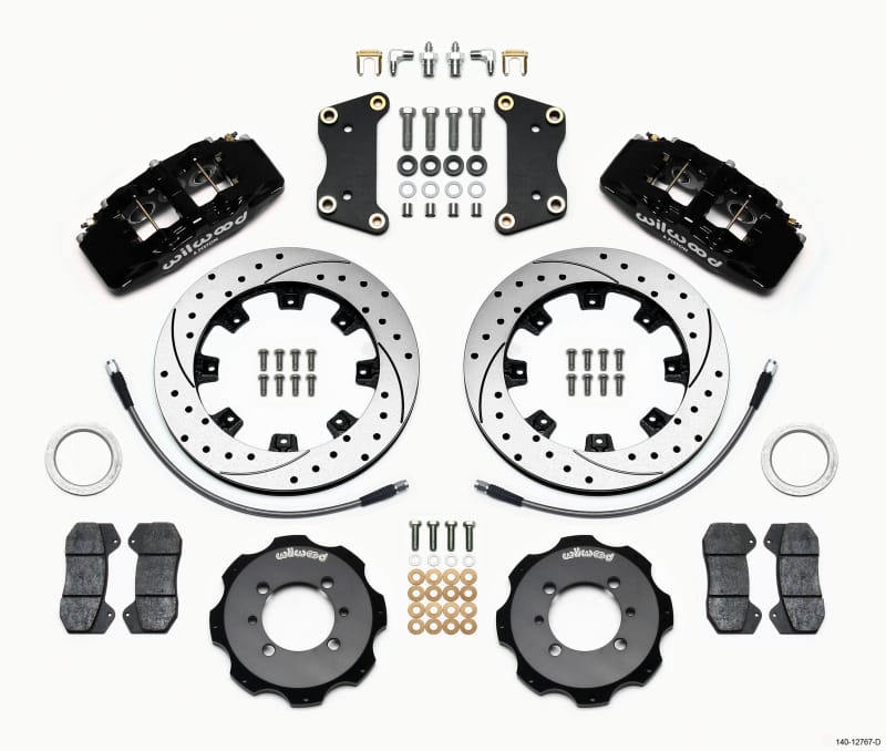 Wilwood — KIT,FRONT,FIAT 500,2012-UP,DP6,12.19x.81 DRILLED,W/LINES