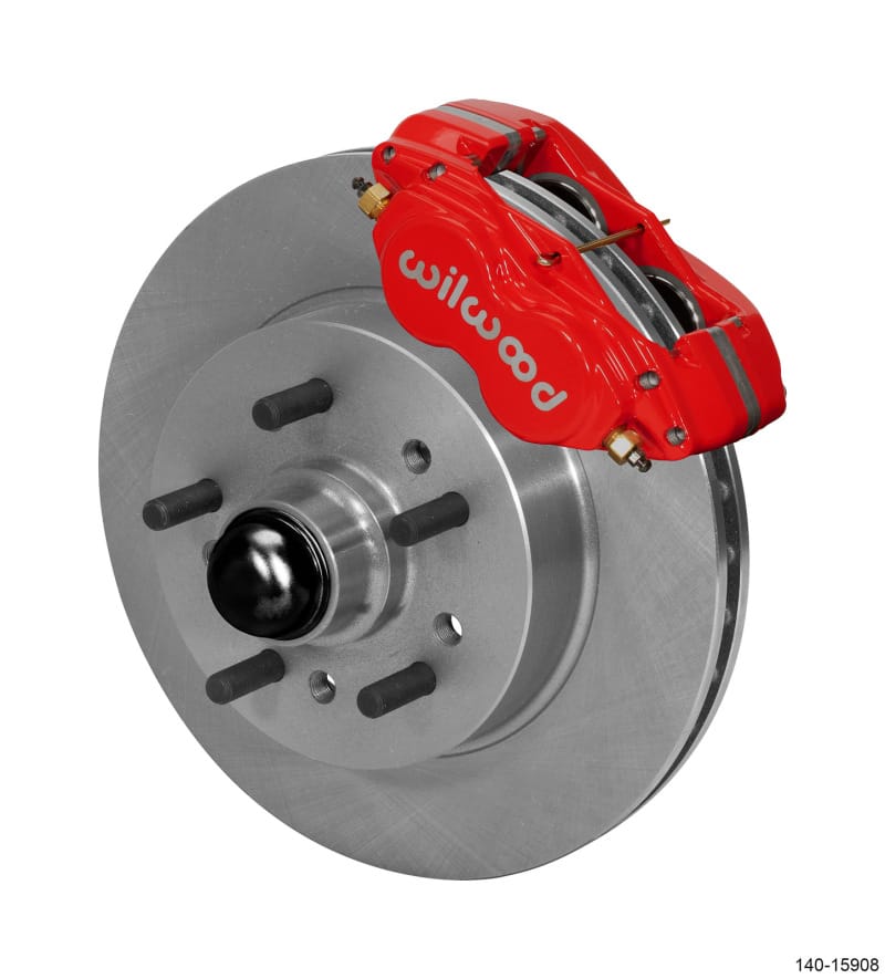Wilwood — KIT,FRONT,FDL-M,AFX PRO SPINDLE,11.00 HUB/ROTOR,RED