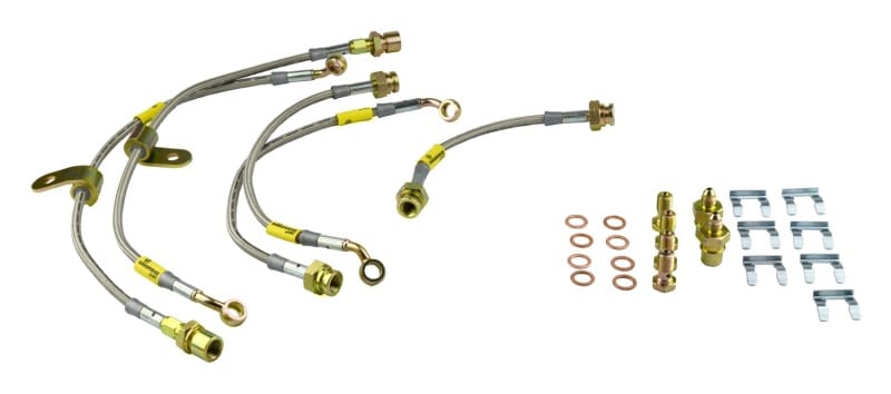 Goodridge — Goodridge 09-12 Cadillac CTS-V (All CTS-V w/ Brembo Brakes) Stainless Steel Brake Line Kit
Brake Hose Kit