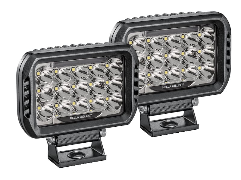 Hella — HELLA Value Fit 450 LED Lamp - 10-30 VDC 75W Driving Light Kit