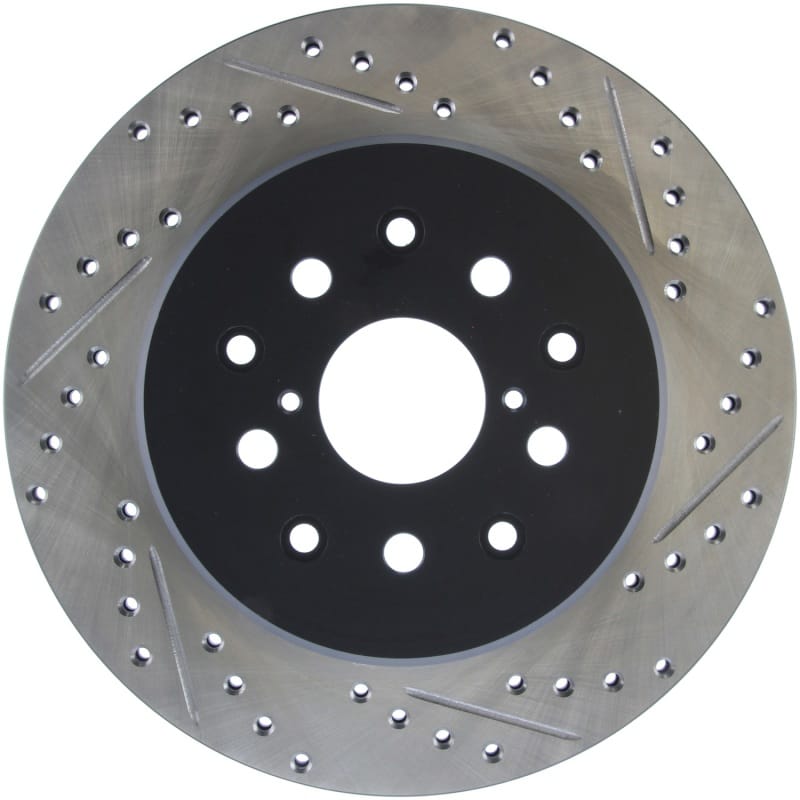 Stoptech — StopTech Sport Drilled & Slotted Brake Rotor; Rear Left
StopTech Sport Drilled/Slotted Brake Rotor; Rear Left
