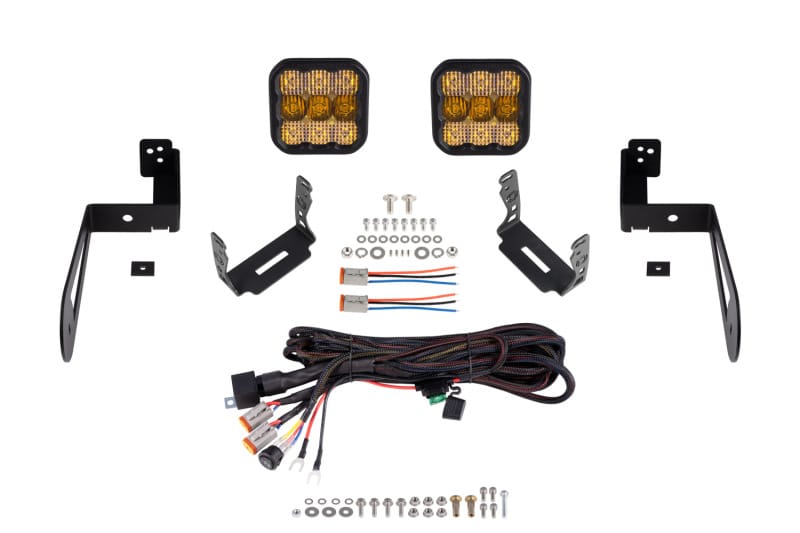 Diode Dynamics — Bolt-on Pod Light kit for 2007-2018 Jeep JK Wrangler.