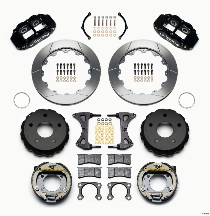 Wilwood — KIT,REAR,DISC/DRUM,BIG FORD,NEW STYLE FNSL4R,2.38 OFFSET,5x5.50 BC,12.88