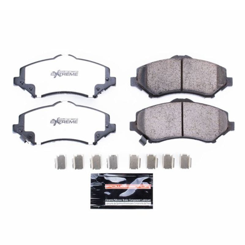 PowerStop — PowerStop - Z36 Truck and SUV Carbon-Fiber Ceramic Brake Pads with Hardware Kit