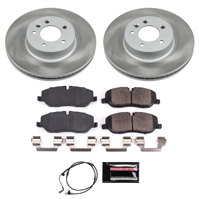 PowerStop — Semi-Coated Rotor and Low-Dust Ceramic Brake Pad Kit