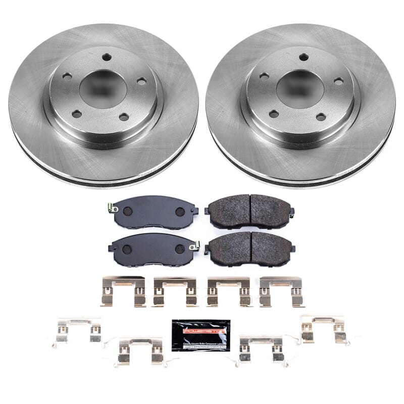 PowerStop — Track Day High-Performance Brake Pad and Rotor Kit