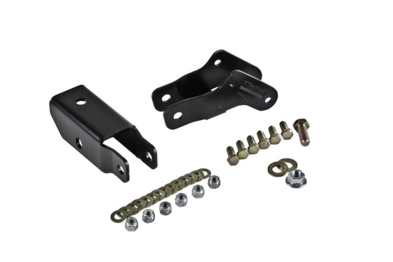 Belltech — Lower shock mount, aids in correcting working angle for proper shock function
SHOCK EXTENSION KIT - 6657