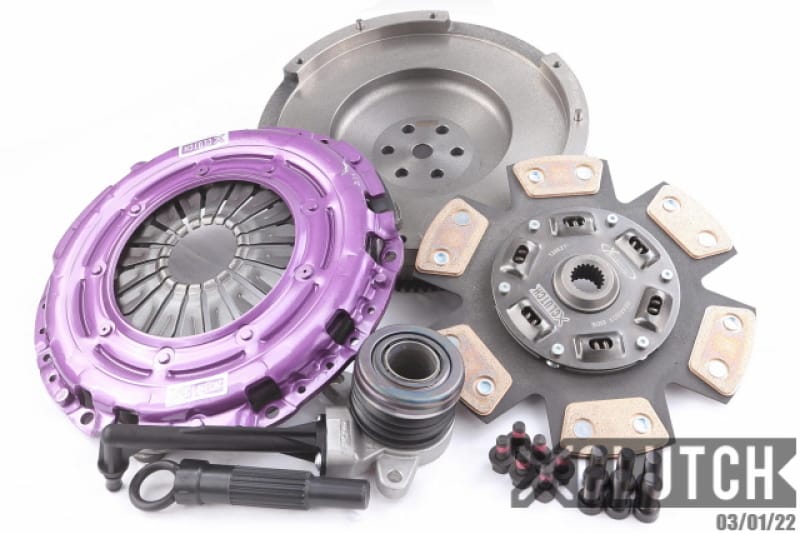 XCLUTCH — Clutch Kit Inc Chromoly Flywheel + HRB; Stage 2  Sprung Ceramic Clutch Disc