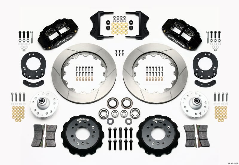 Wilwood — KIT,FRONT,MUSTANG 65-69,V8 DRUM SPINDLE 14.00 ROTOR