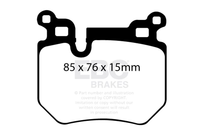 EBC — Redstuff Ceramic Low Dust Brake Pads
