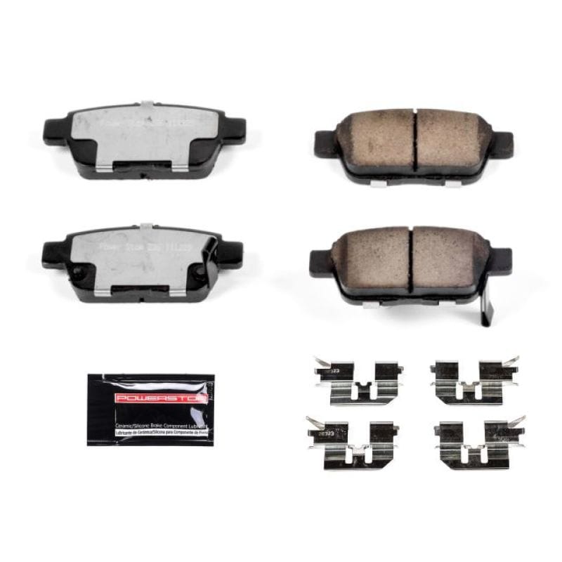 PowerStop — PowerStop - Z36 Truck and SUV Carbon-Fiber Ceramic Brake Pads with Hardware Kit