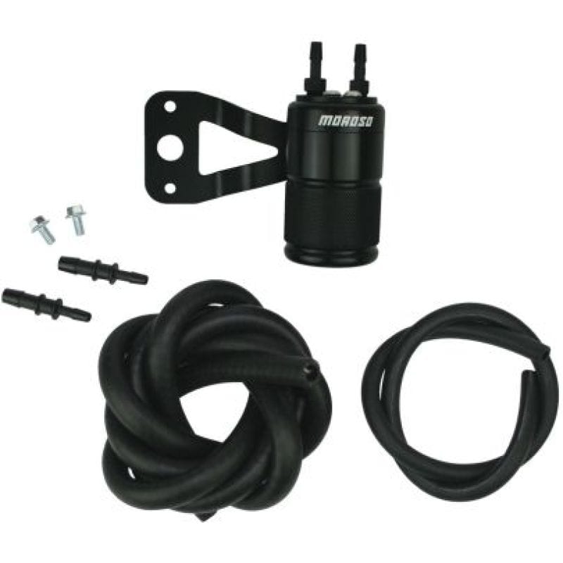 Moroso — Moroso Harley-Davidson 88-16 Evo Twin Cam Sportster Air Oil Separator - Black