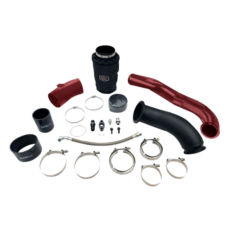 Wehrli — S300 High Mnt Turbo 2nd Gen Swap Kit, for 04.5-07 Cummins 5.9L, WCFab Red