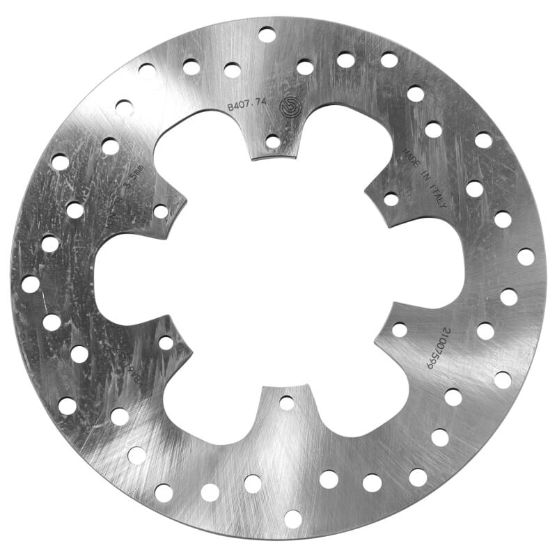 Brembo OE Powersports — Brembo OE 08-13 Gilera ST Runner 125CC/07-11 RC Fuoco ie 500CC 240x4mm Brake Disc - Front Fixed