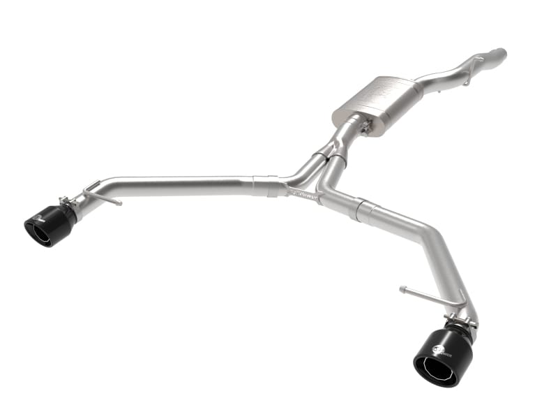aFe — MACH Force-Xp 3 to 2-1/2 IN Stainless Steel Axle-Back Exhaust w/Black Tip