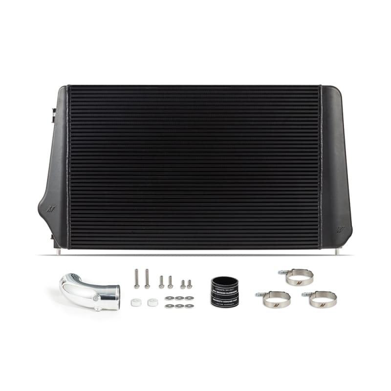 Mishimoto — Intercooler, Black, fits Chevrolet/GMC 6.6L Duramax L5P 2017-2019
