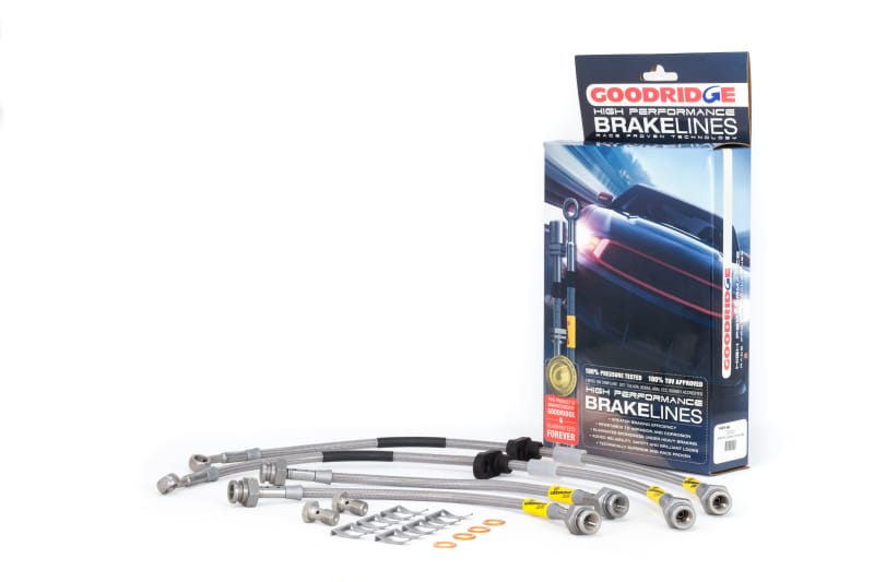 Goodridge — G-STOP SS Braided Brake Line Kit