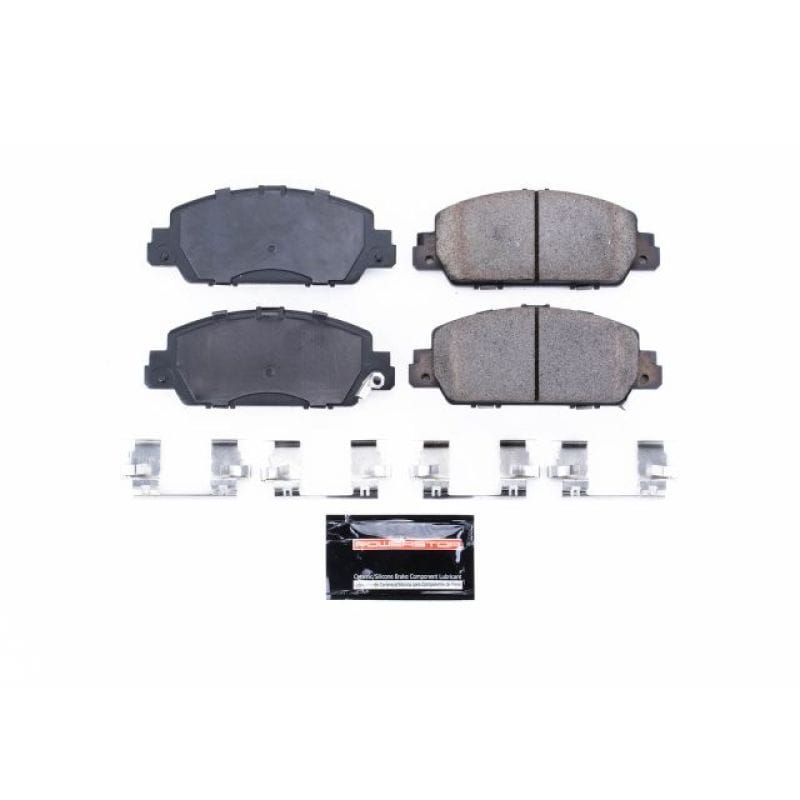 PowerStop — PowerStop - Z23 Daily Driver Carbon-Fiber Ceramic Brake Pads with Hardware Kit