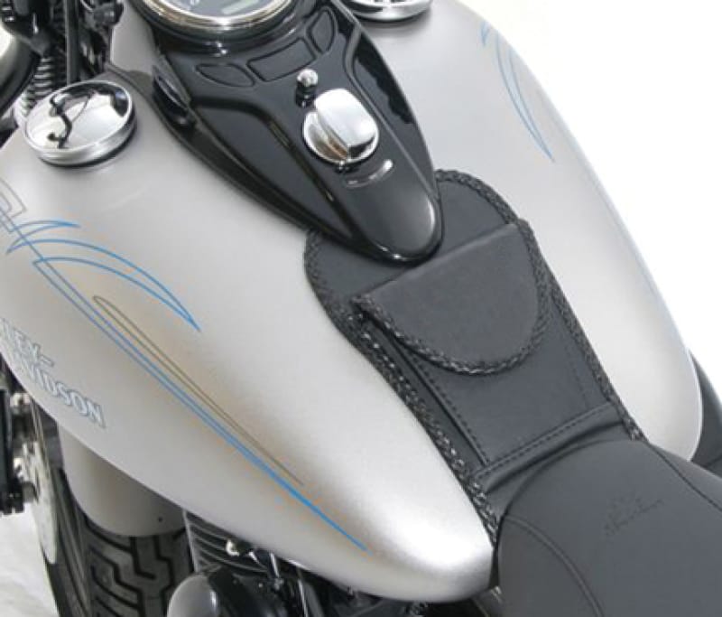 Mustang Motorcycle — Mustang 09-23 Harley FLSTB Softail Tank Bib - Black