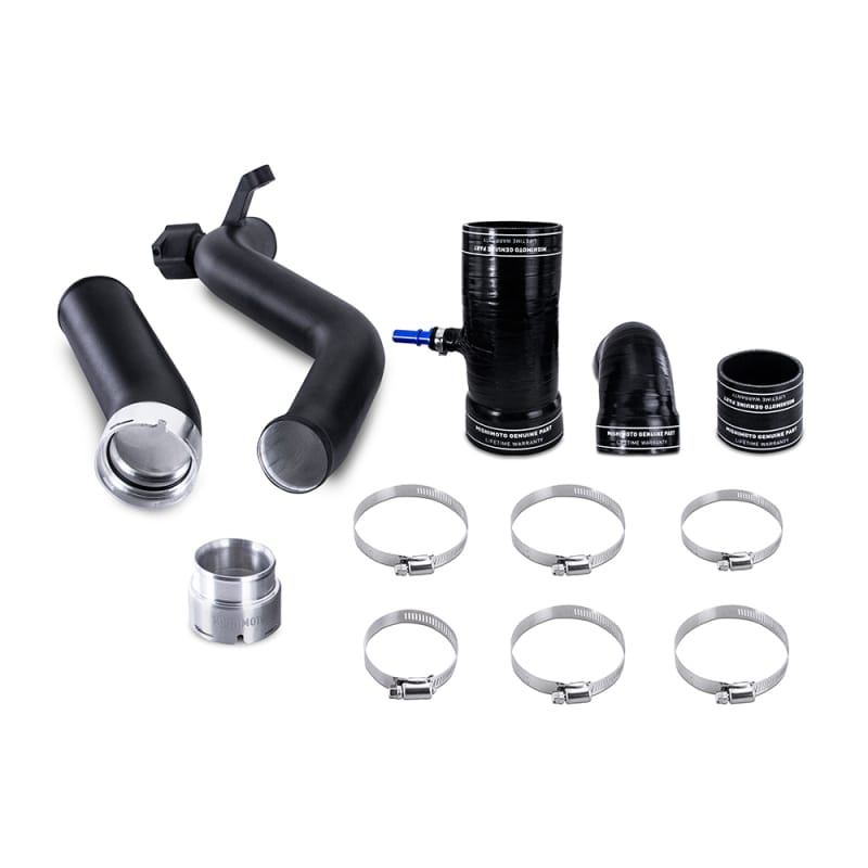 Mishimoto — Mishimoto 2019+ Ford Ranger 2.3L Intercooler Pipe & Boot Kit - Micro-Wrinkle Black
IC Pipe and Boot Kit