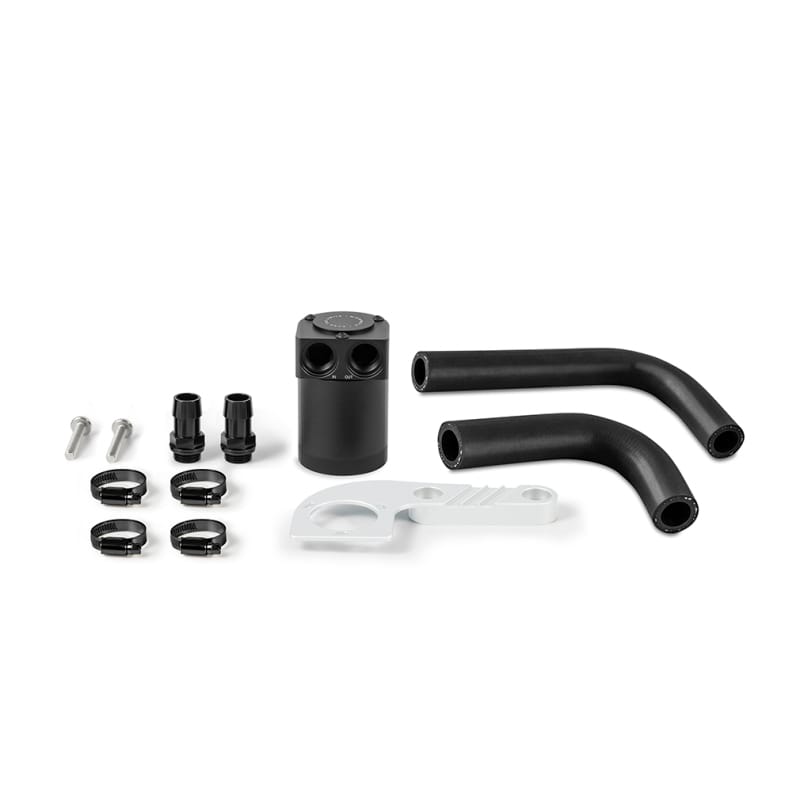 Mishimoto — Baffled Oil Catch Can, Mineral White, CCV Side, fits BMW F8X M3/M4 2015-2020