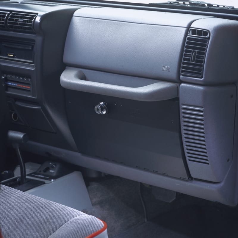 Tuffy Products — Tuffy Jeep Wrangler Tj/Lj Black Glove Box W/ Keyed Lock