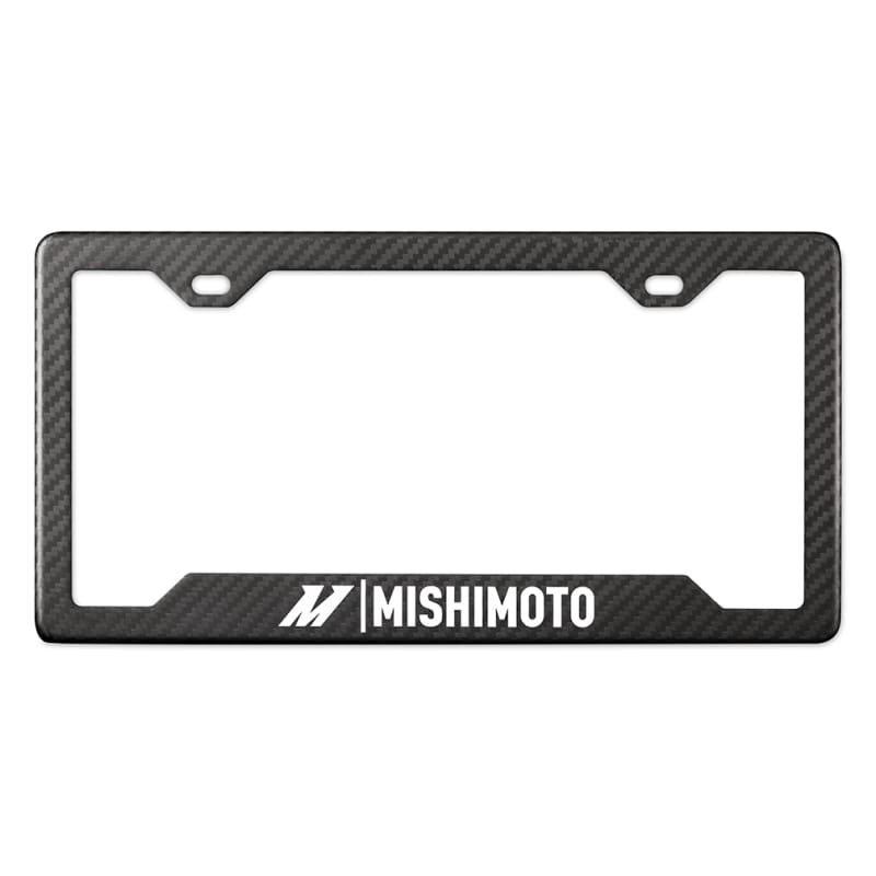 Mishimoto — Carbon Fiber License Plate Frame, Matte Carbon Fiber
