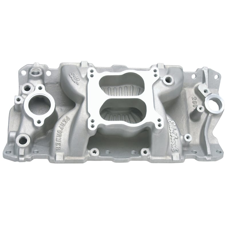 Edelbrock — Performer Air-Gap Intake Manifold Small-Block Chevy
Performer Series Air-Gap Intake Manifold