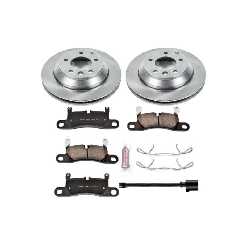 PowerStop — OE Stock Replacement Low-Dust Ceramic Brake Pad and Rotor Kit