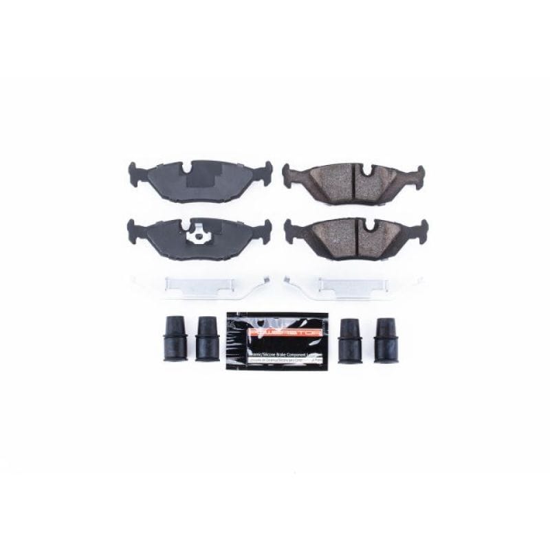 PowerStop — PowerStop - Z23 Daily Driver Carbon-Fiber Ceramic Brake Pads with Hardware Kit